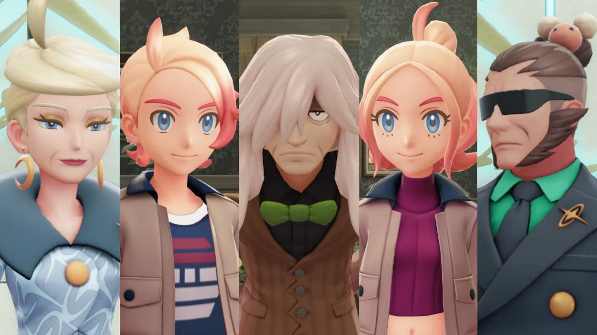 Some of the characters unveiled from the game (picture about the Pokemon company)