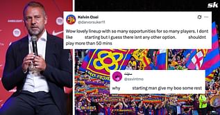 “Give my boo some rest”, “Shouldn’t play more than 50 mins” - Barcelona fans unhappy with 22-year-old star being picked in line-up vs Valladolid