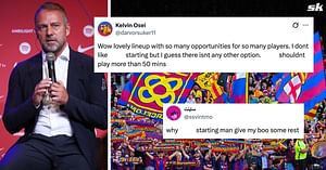 “Give my boo some rest”, “Shouldn’t play more than 50 mins” - Barcelona fans unhappy with 22-year-old star being picked in line-up vs Valladolid