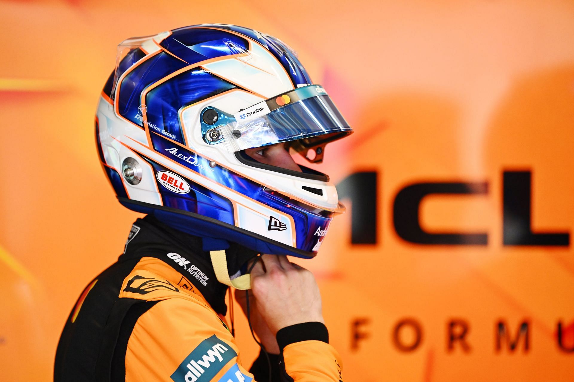 McLaren&#039;s Alex Dunne at the FP1 session in Red Bull Ring, Austria - Source: Getty