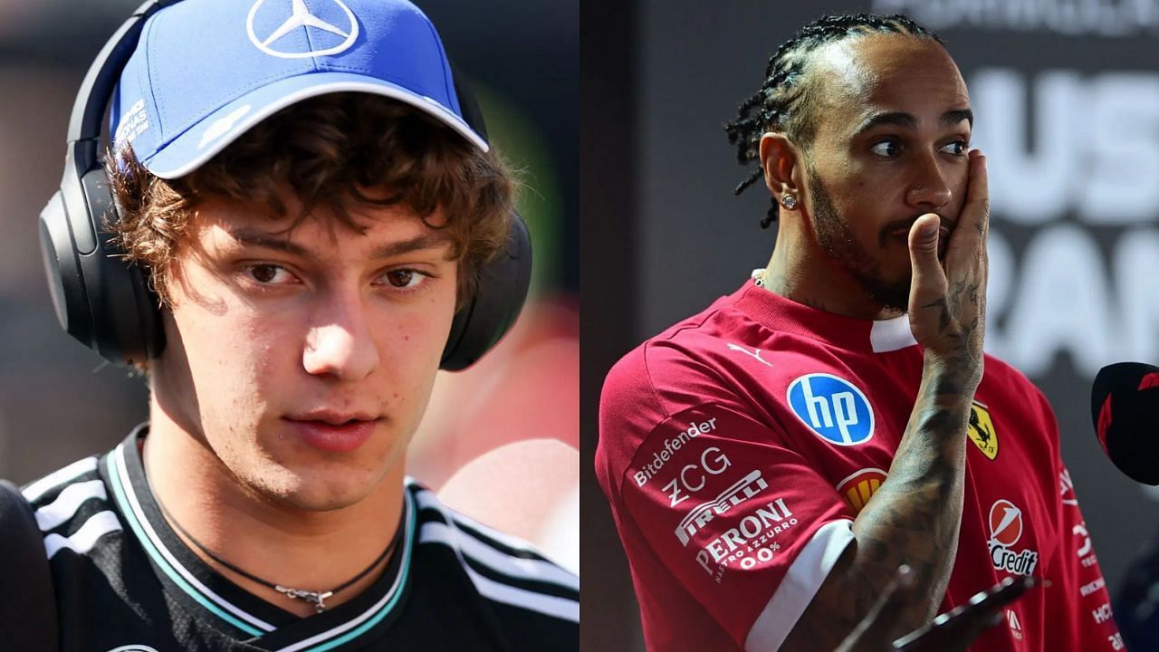 Kimi Antonelli and Lewis Hamilton [Image Source: Getty]