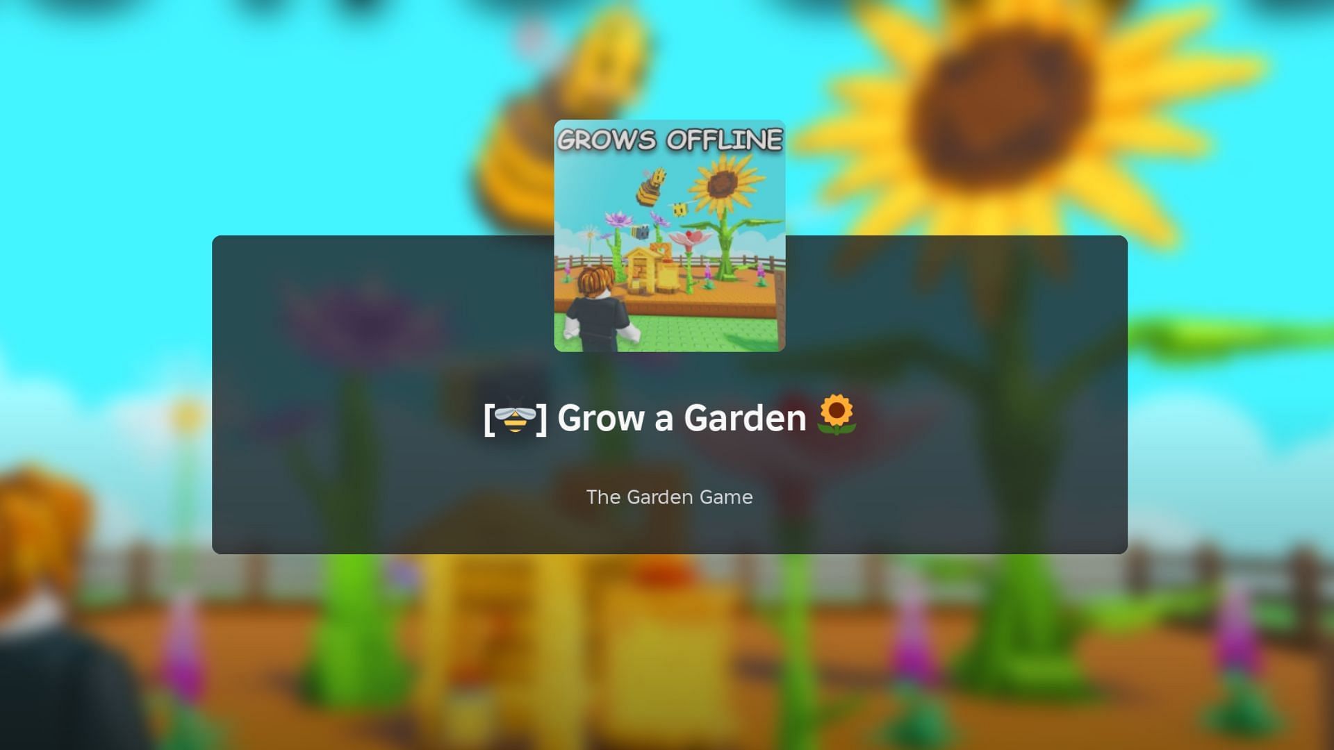 Grow a Garden loading screen