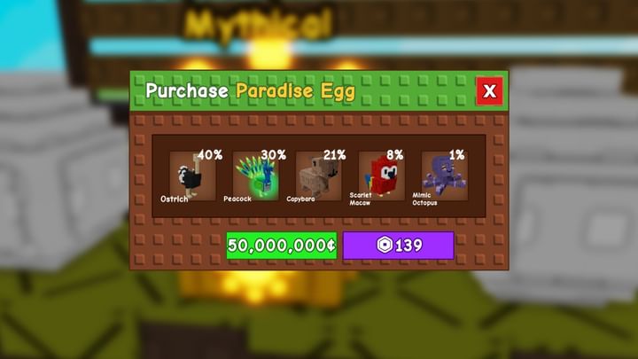 Grow a Garden Paradise Egg: How to get it and all pets