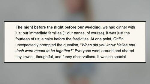 Josh Allen’s wife, Hailee Steinfeld shares first official wedding picture (Image Credit: BEAU SOCIETY Newsletter)