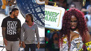 Jimmy Uso sends a one-word message to his wife Naomi after she wins the Women's Money in the Bank Ladder Match