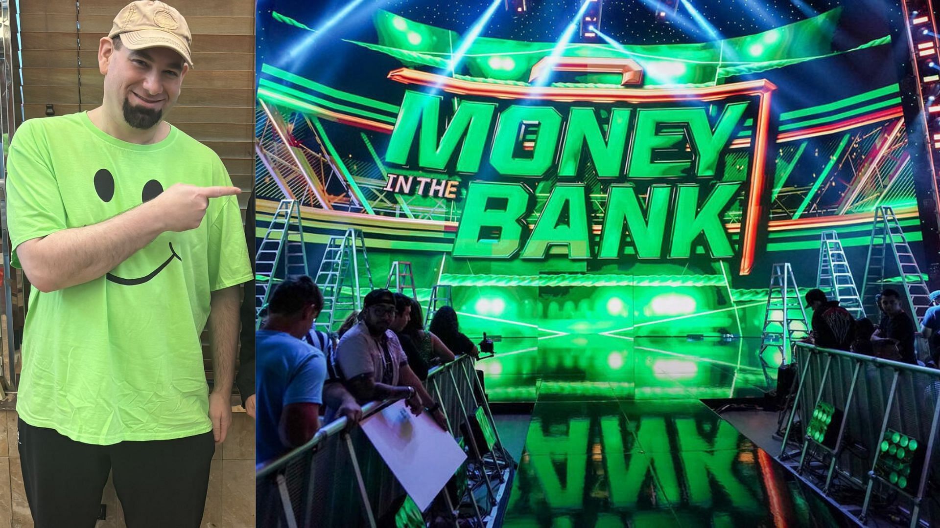 The Green Shirt Guy is a WWE superfan [Image Credits: WWE.com and James Ellsworth