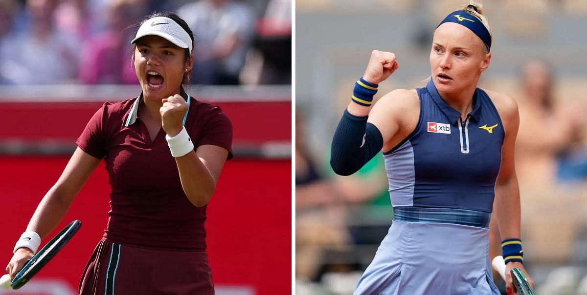 Emma Raducanu vs Rebecca Sramkova - Image Source: Getty 