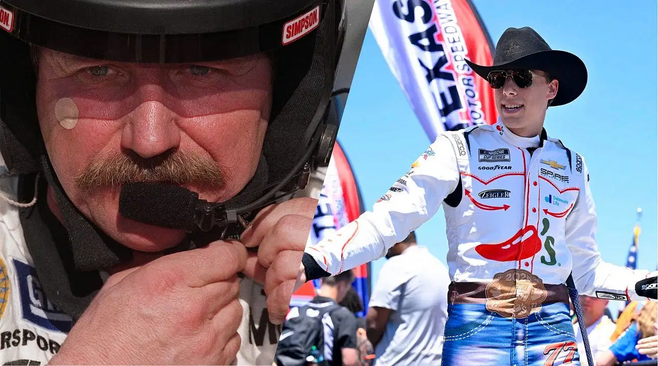 Dale Sr and Carson Hocevar