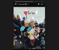 Zegras shared his @trevorzegras