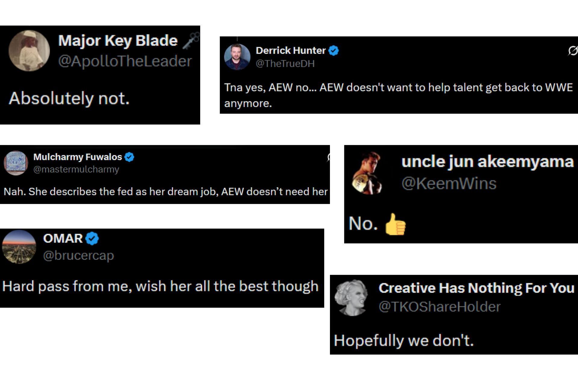 Reactions from fans on X [Images via X]