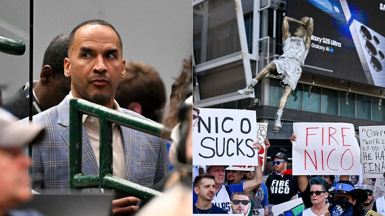 Mavs&rsquo; Nico Harrison &quot;hoping&quot; fans forgive him for Luka Doncic trade after Cooper Flagg fortune (Image Source: IMAGN)