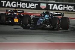 Watch: Max Verstappen seemingly rams into the side of George Russell during the F1 Spanish GP