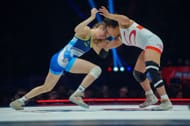 Jimenez (right) will represent the 2025 US Wrestling U20 Worlds team in the women's freestyle category (Image via: Getty)