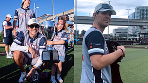 In Photos: Carey Price, TJ Oshie and Dylan Strome participate in Alzner Foundation's "Swing Into Summer" softball game at Capital One Park
