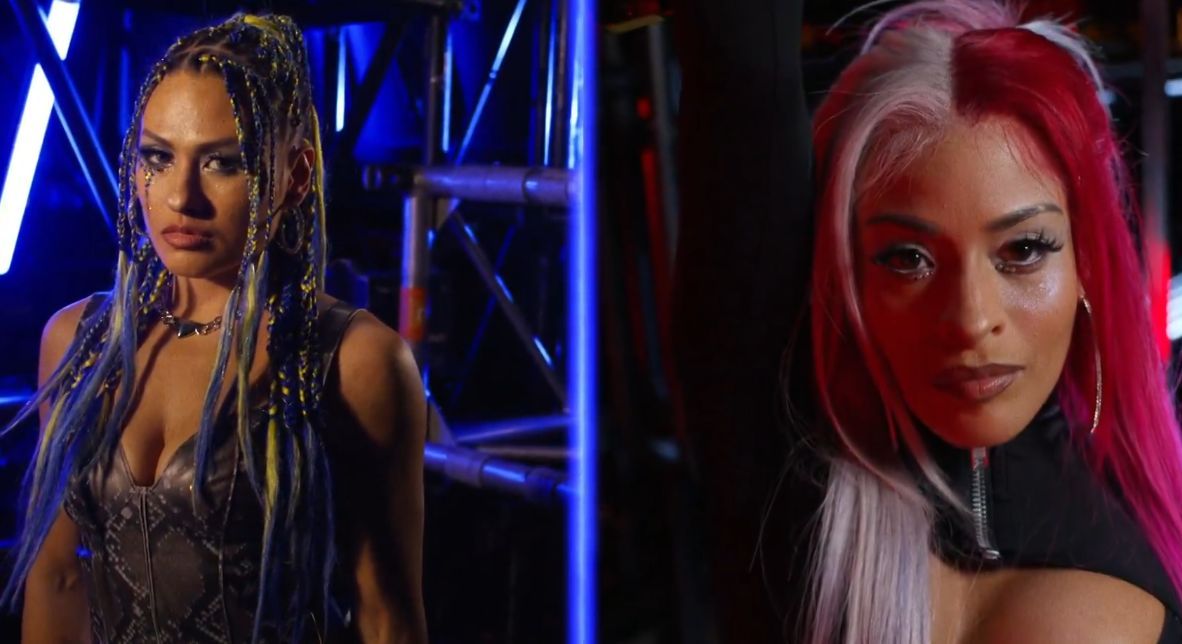 Zelina Vega vs. Giulia [Image Credit: WWE&#039;s X account]