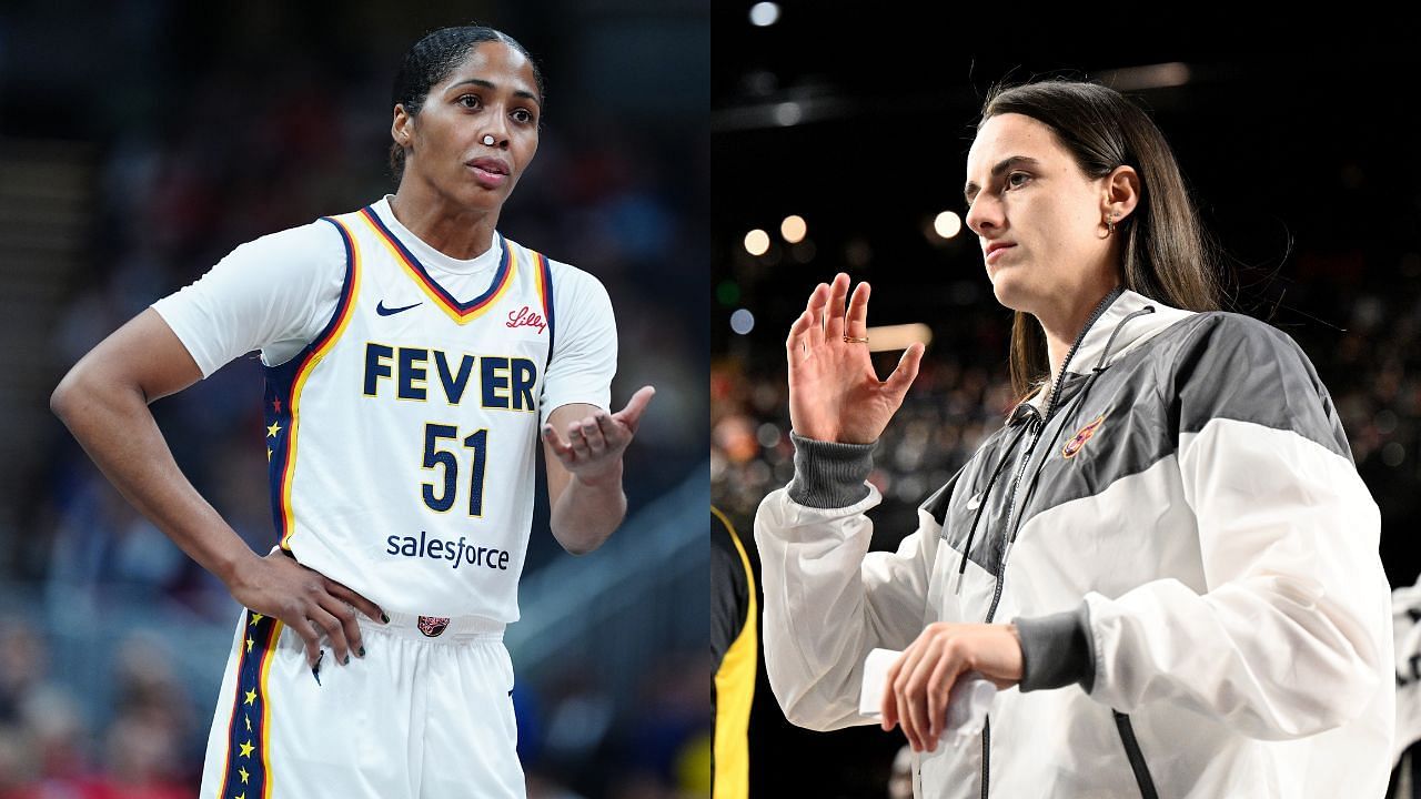 Fever fans react as Caitlin Clark engages in shoving contest with Sydney Colson(Image Source: Getty)