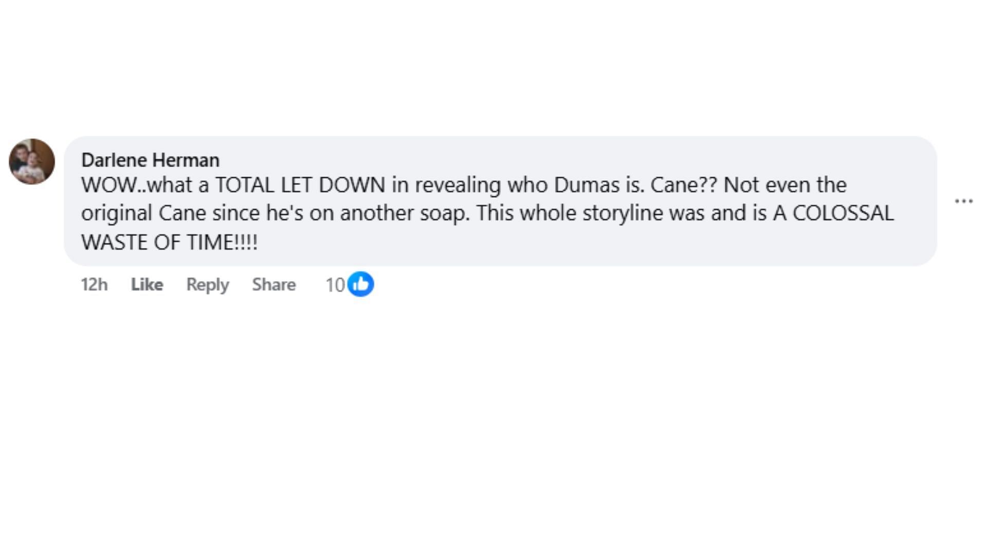 Comments by fans on the post (Image via Facebook/@Janet Jacaruso)