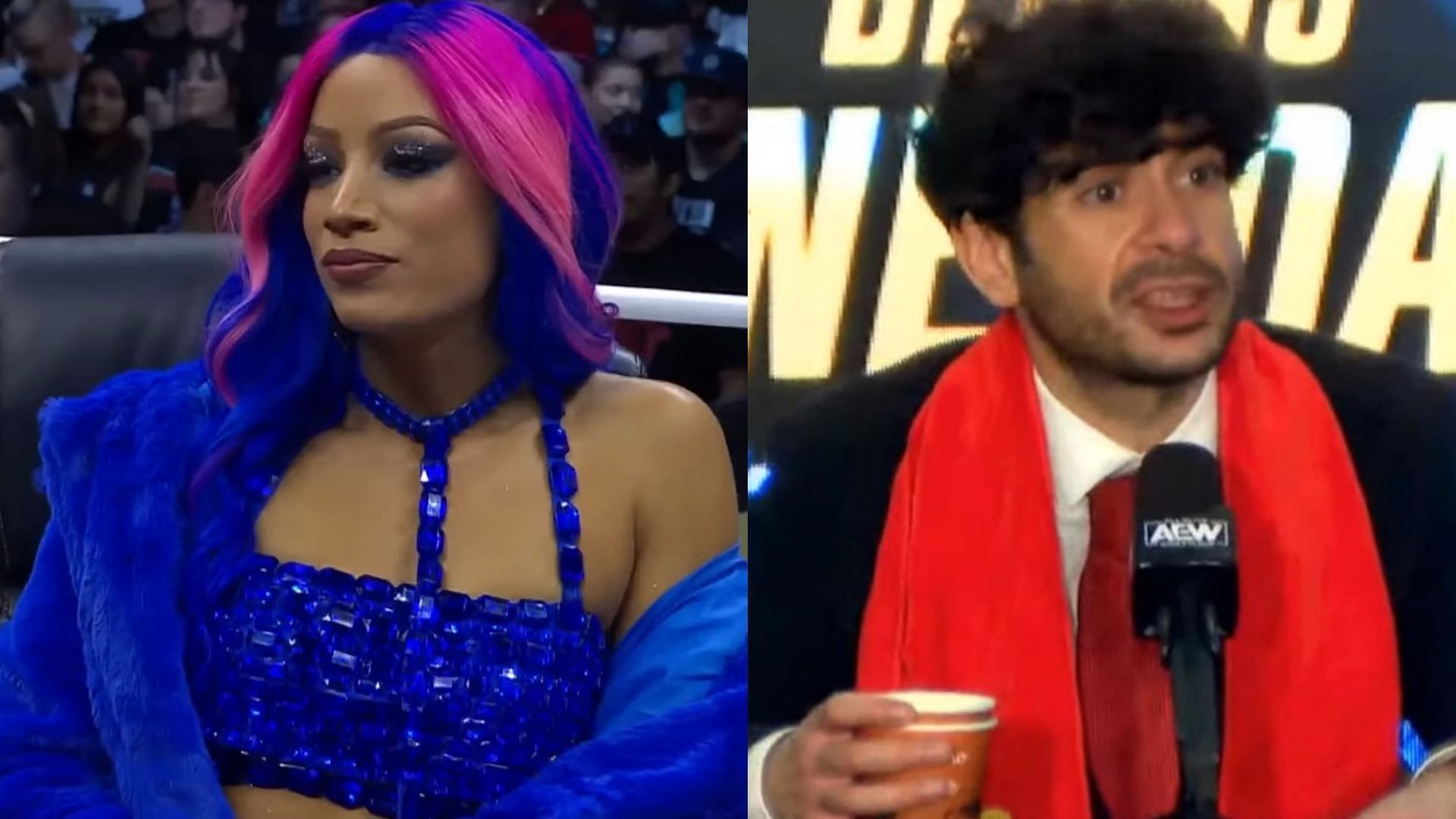Mercedes Mone and Tony Khan have called out their critics on social media in the past. [Image credits: AEW YouTube]
