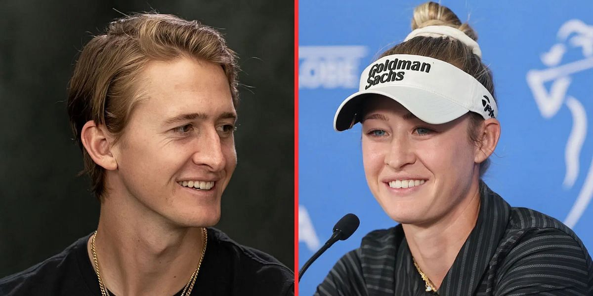 Sebastian Korda (left), Nelly Korda (right), Sources: Getty