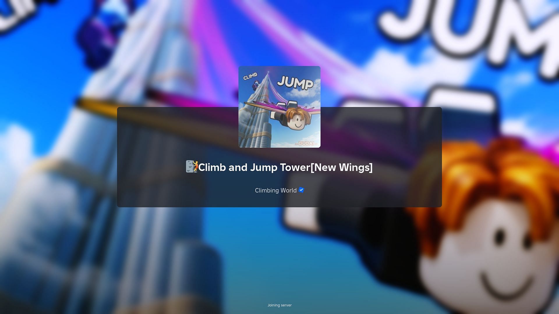 Roblox Climb and Jump Tower