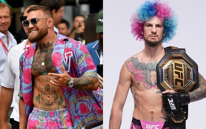 Conor McGregor reacts to Sean O'Malley recreating UFC main event atmosphere with crowd noise and walkout in gym: "BIG FIGHT FEEL!"
