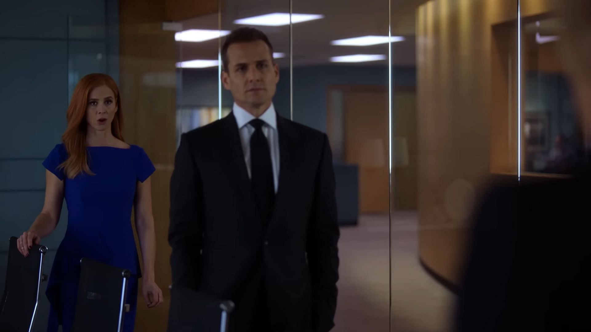 A scene from S9, Ep 10 (Image via YouTube/ @Suits Official)