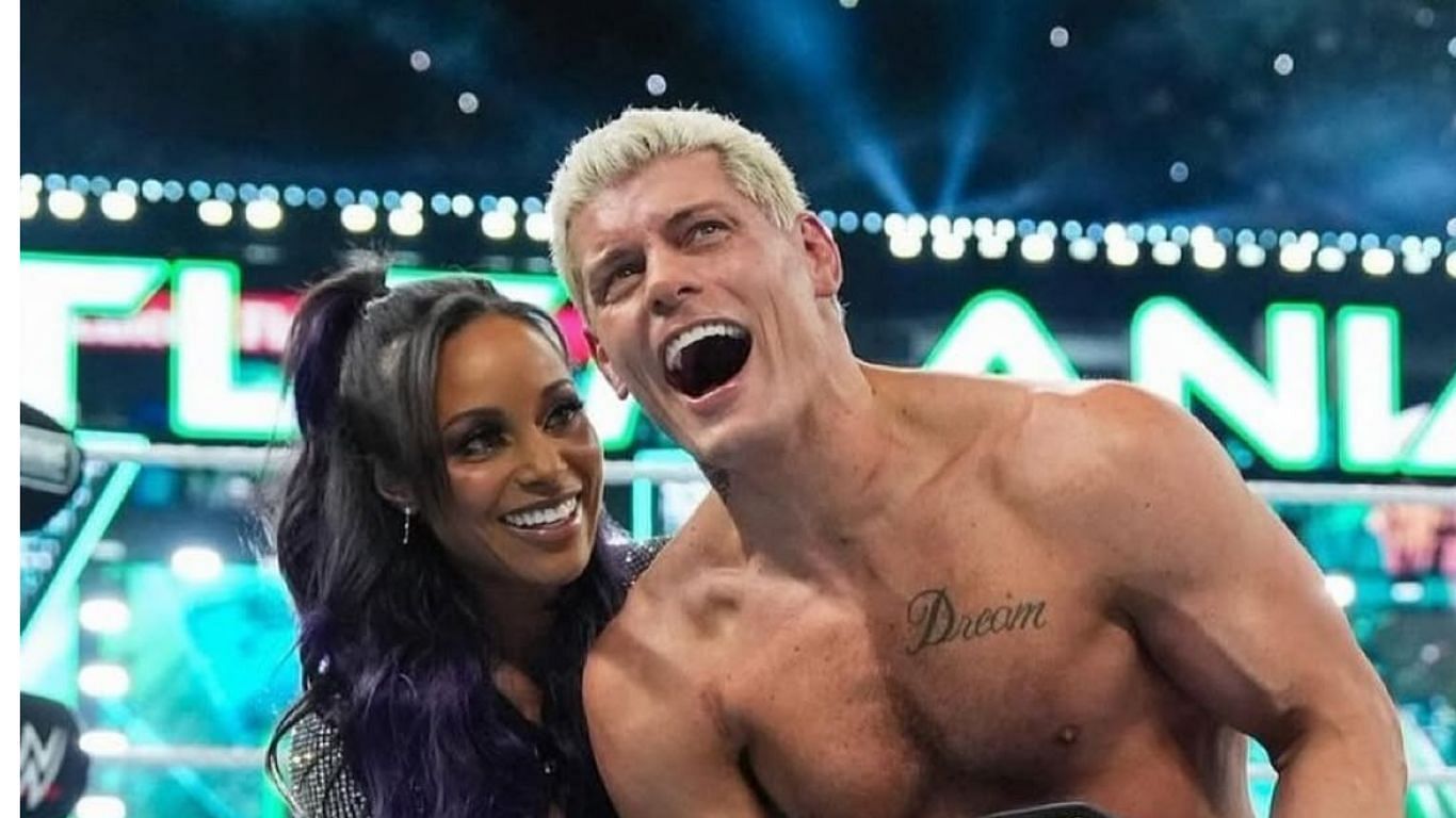 Cody Rhodes with wife Brandi [ Image from Brandi