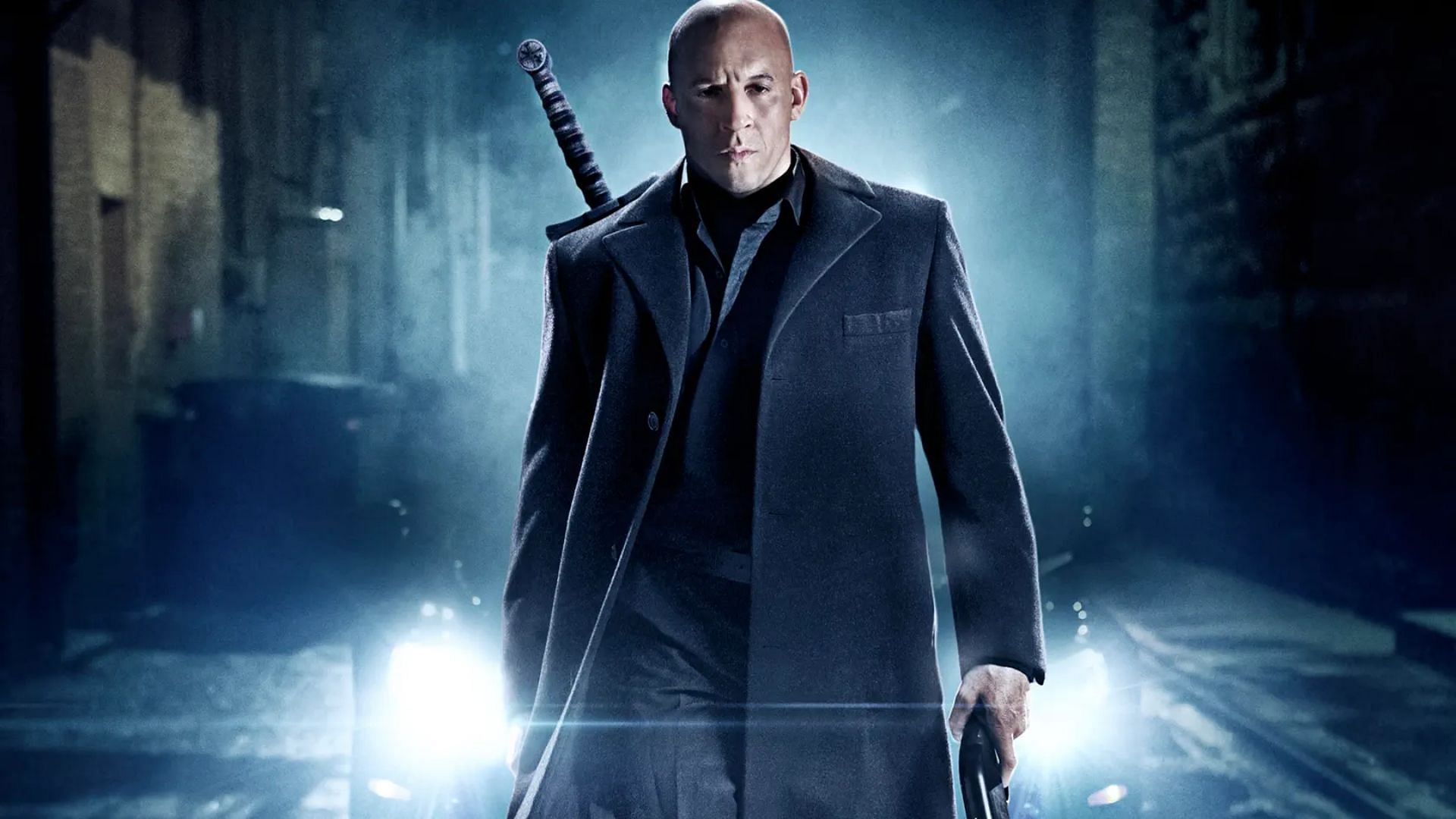 An image of Vin Diesel from the 2015 film The Last Witch Hunter (Image via Apple TV+)