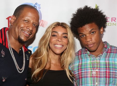 Wendy Williams with Kevin Hunter and their son - Source: Getty