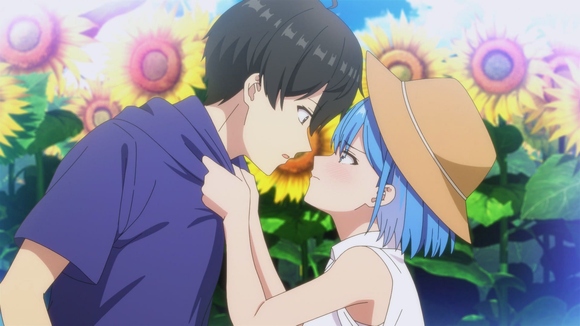 Himari kisses Yuu in Can a Boy-Girl Friendship Survive? episode 10 (Image via J.C.Staff)