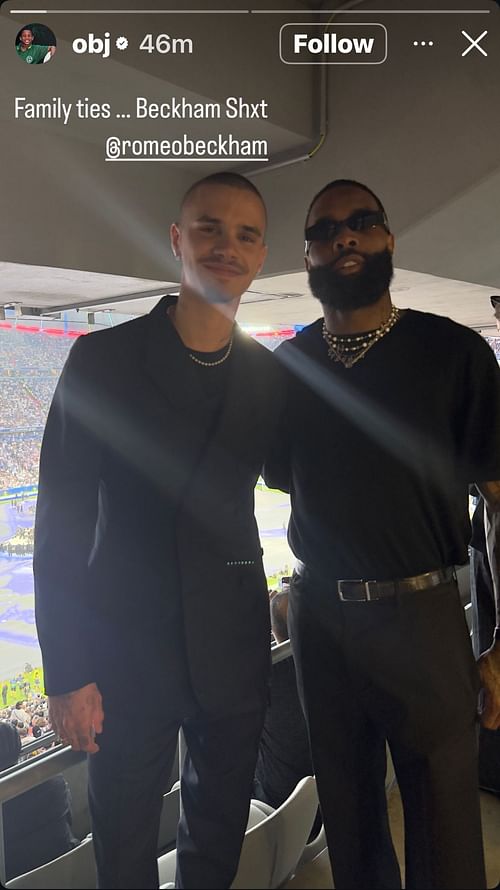 Image Credits: Via @obj on Instagram