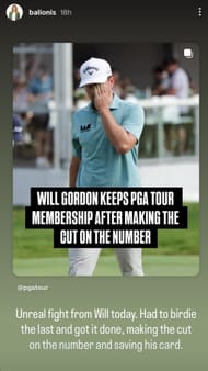 Screenshot of Amanda Balionis' story - Source- via @balionis on Instagram