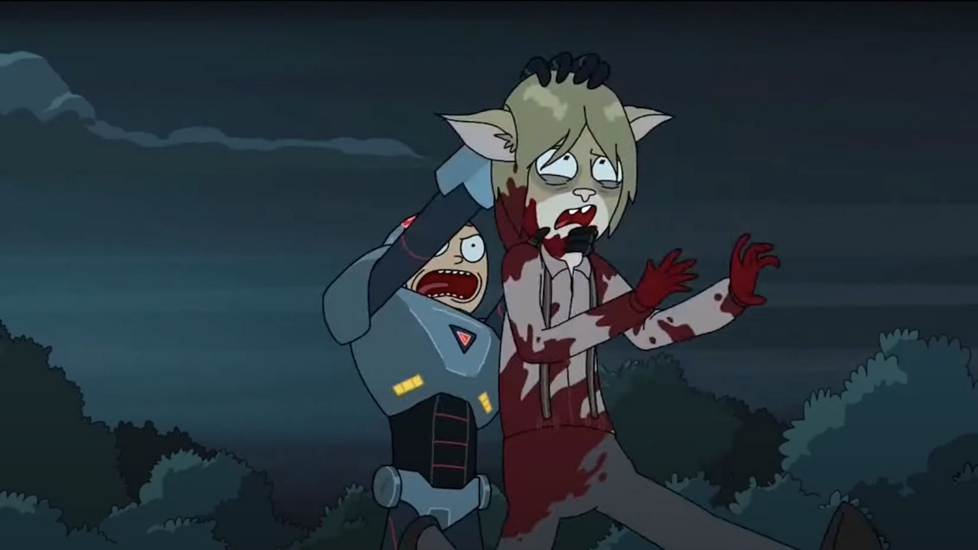 Morty rages (Image via YouTube/Adult Swim)