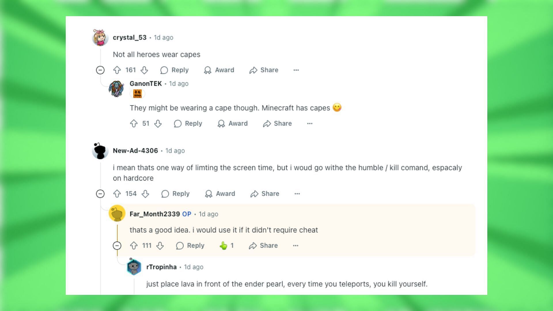 Redditors react to the teleporting screen time limiting machine (Image via Reddit)