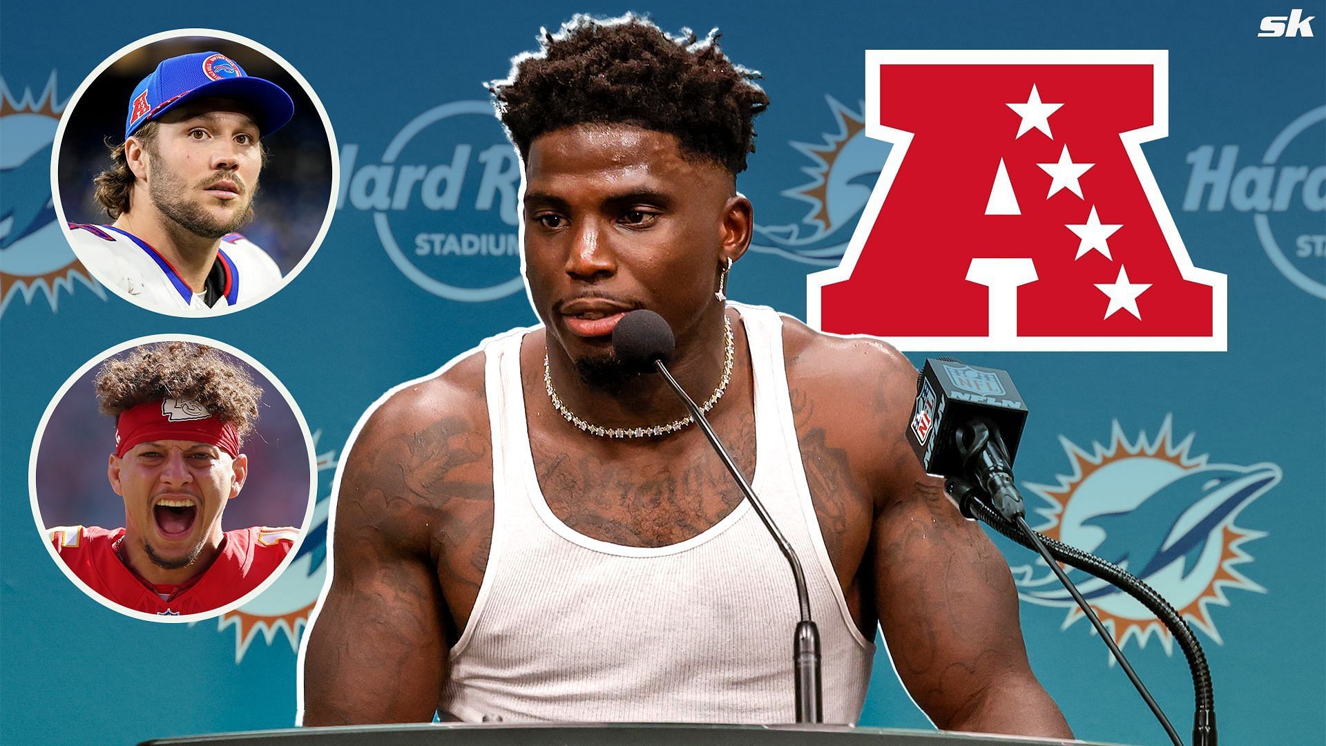 Tyreek Hill fires shot at ex-team Chiefs after dropping F-bomb on Bills [Source: Getty]