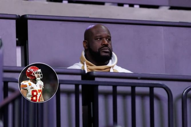 Shaquille O'Neal comes clean to Travis Kelce about his 'Black Kelce' nickname