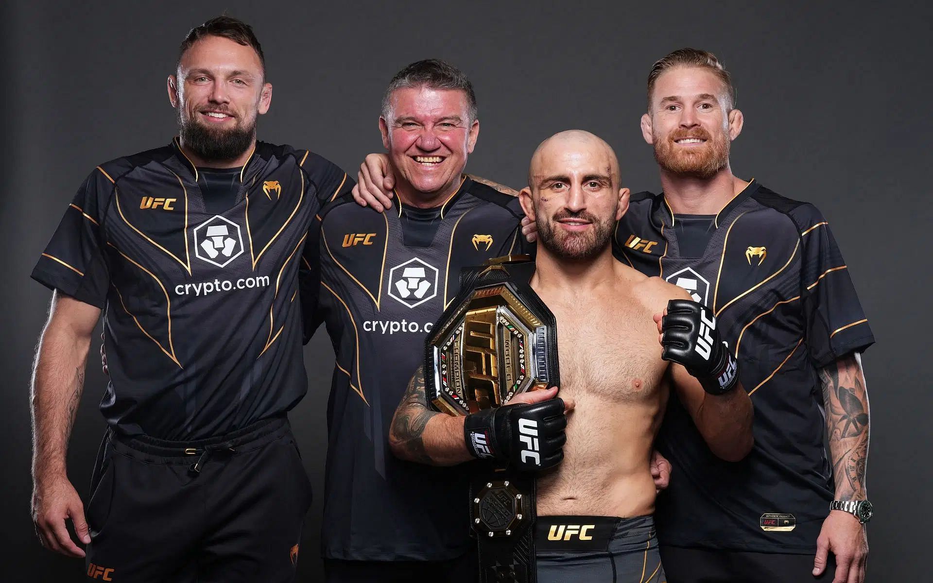 Craig Jones (far left) opens up on the mental toll of cornering UFC fighters [Image courtesy: Getty Images]