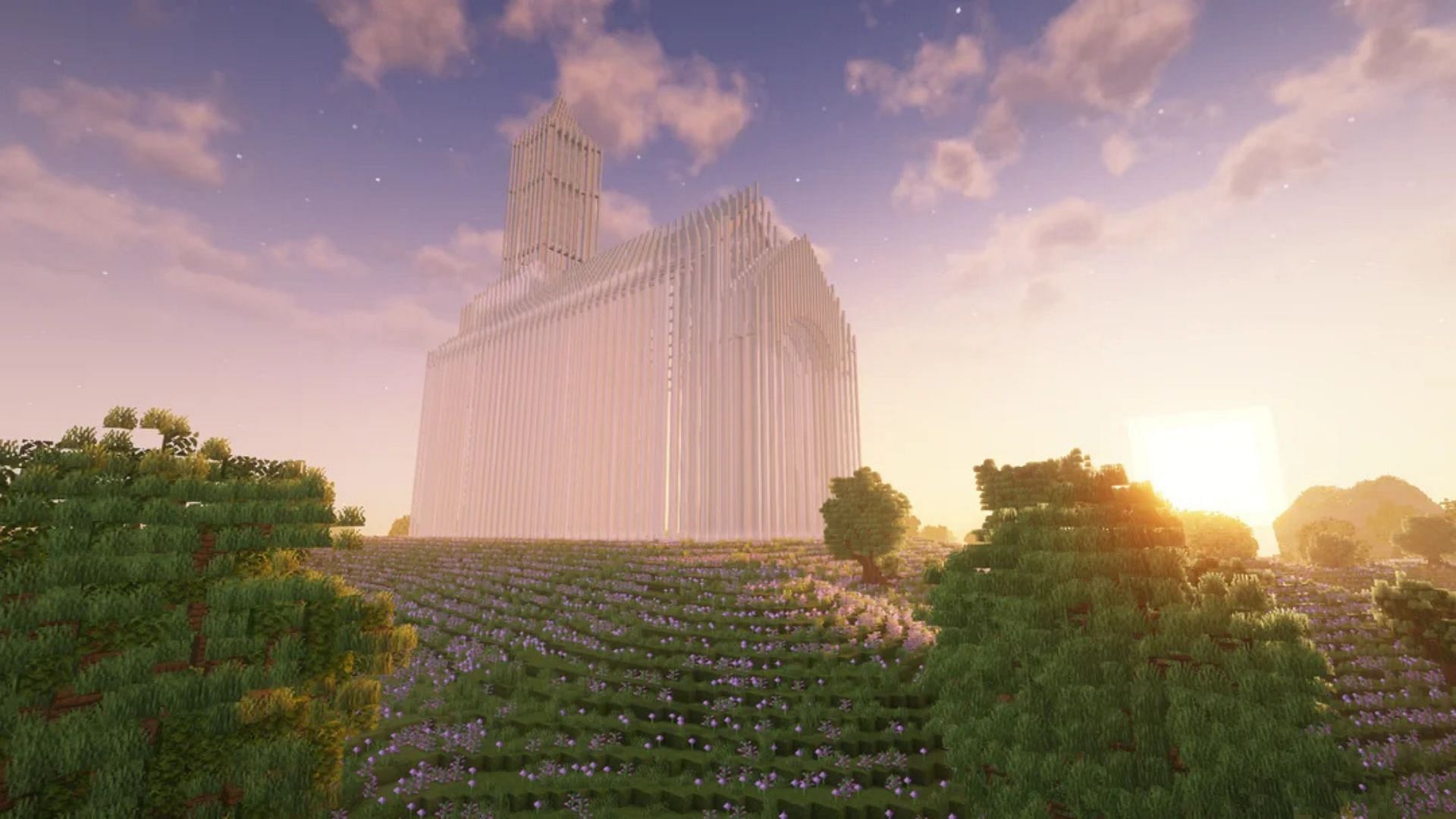 Minecraft shadowless church build 