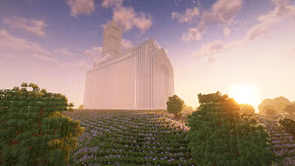 Minecraft player builds stunningly beautiful shadowless cathedral