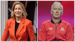 Chris Evert can't contain her excitement about working with John McEnroe & others ahead of Wimbledon