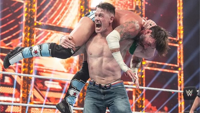 Viral moment from John Cena’s Night of Champions match compared to WWE legend’s AEW debut