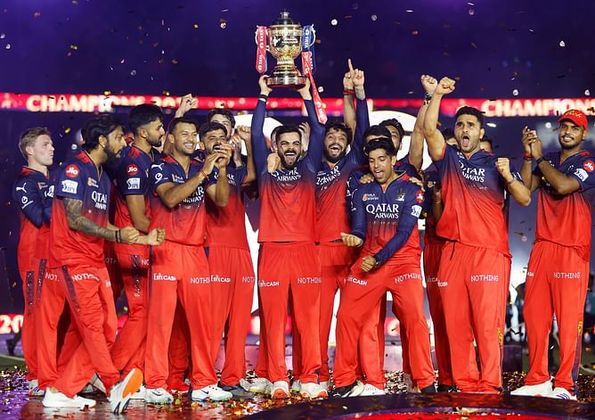 Fireworks light up Bengaluru after RCB clinch IPL 2025 title [Watch]