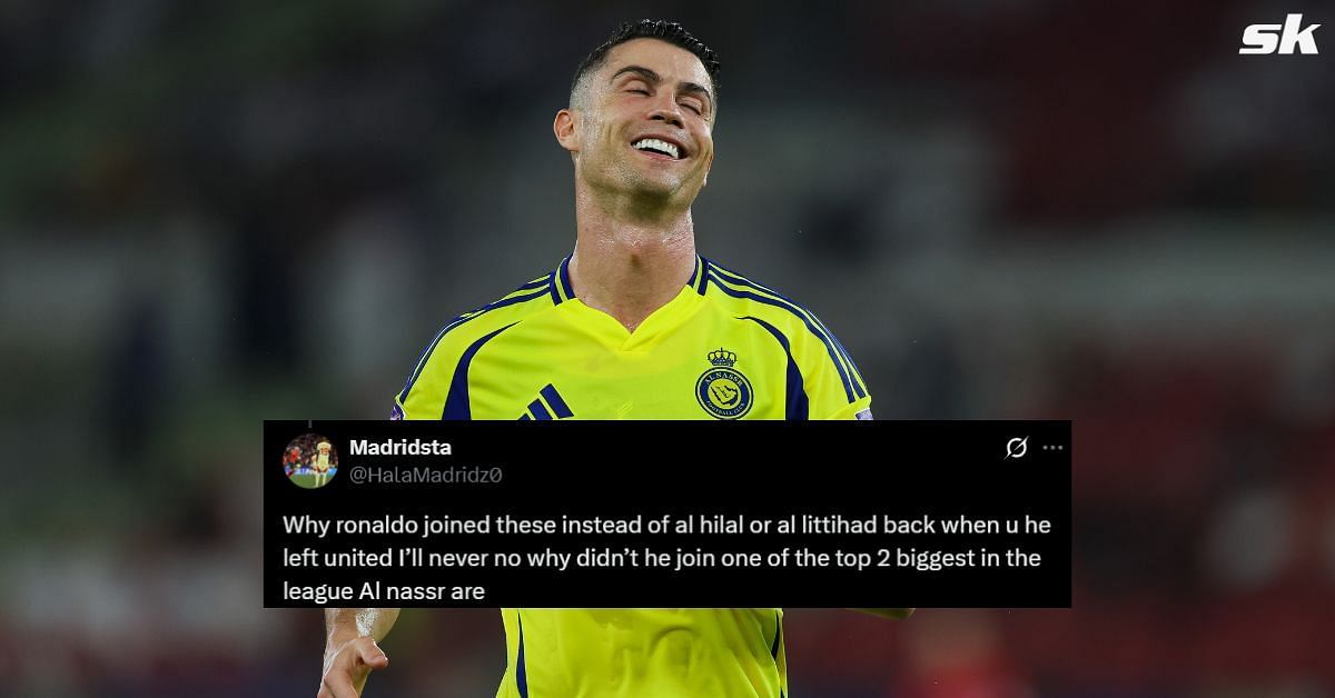 Fans have responded to Cristiano Ronaldo