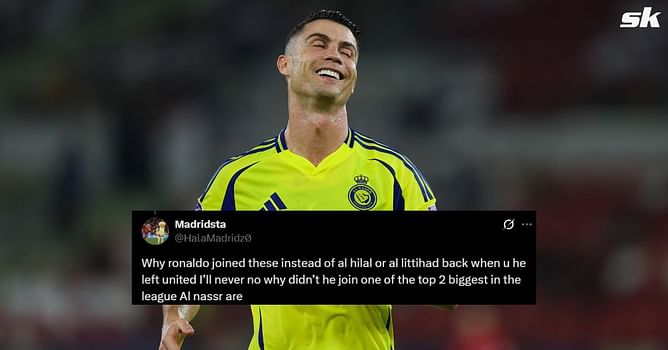 "Prefers money over winning trophies again" - Fans react as Cristiano Ronaldo agrees contract extension with Al-Nassr