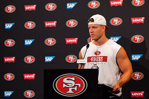 Christian McCaffrey puts in offseason grind for next generation as 49ers RB pulls off 72-hour marathon youth camp in 5 cities [PICS]
