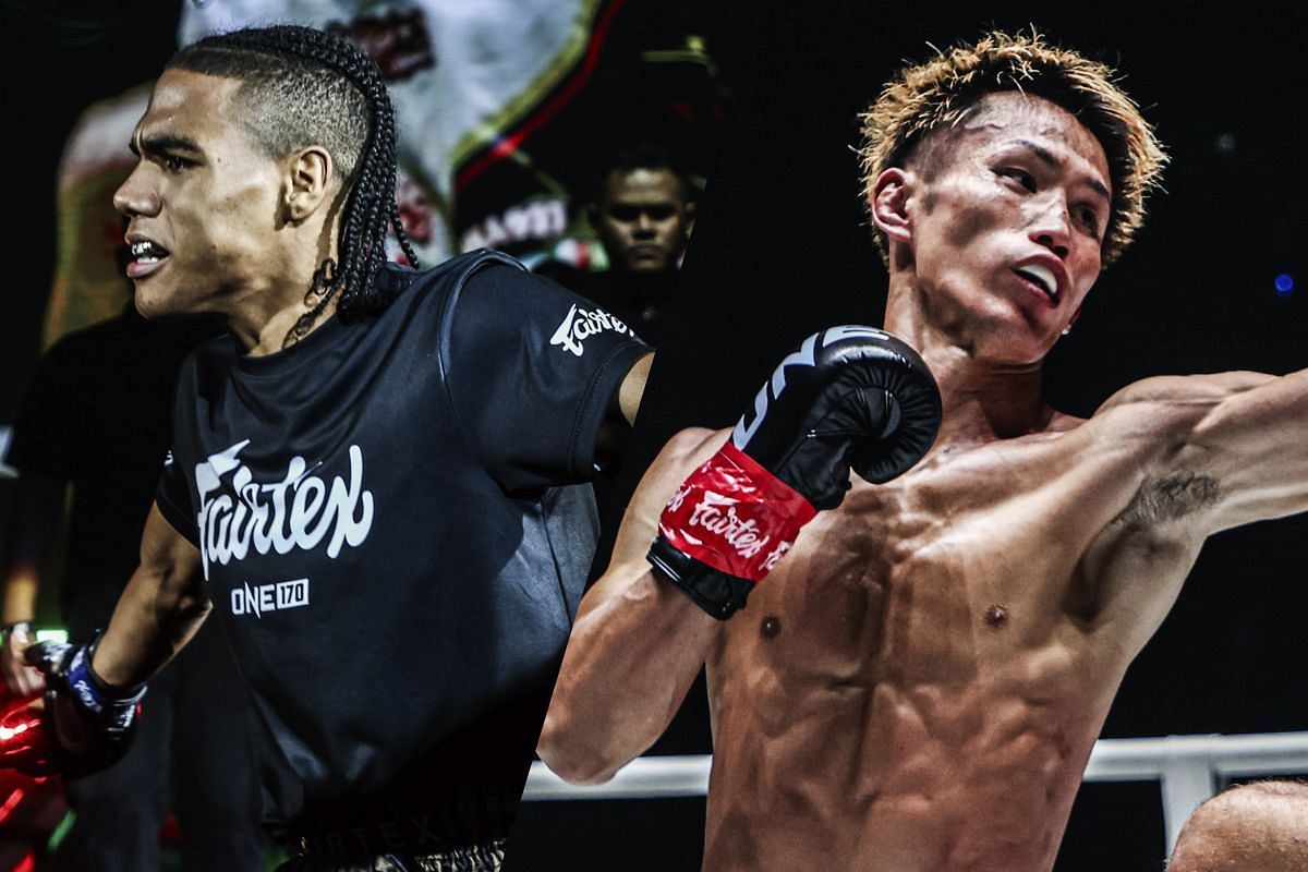 Johan Estupinan (left), Taiki Naito (right) [Photo via ONE Championship]