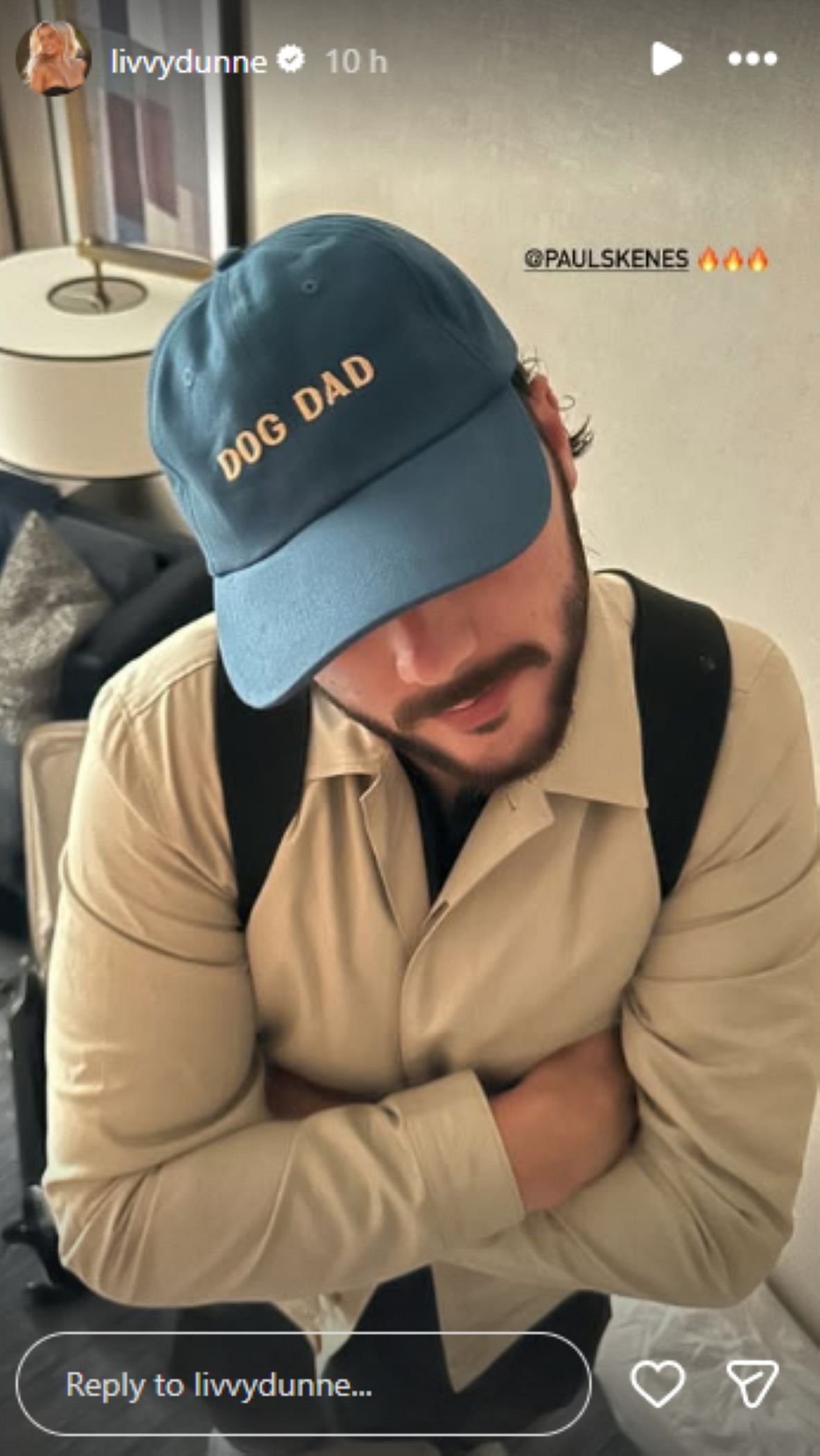 Screengrab of Olivia Dunne&#039;s latest Instagram story [Image Source : Olivia Dunne&#039;s Instagram]