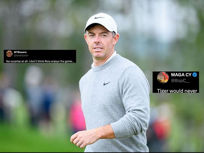 “Tiger Woods would never”; “No surprise at all” - Fans divided as Rory McIlroy admits to lack of motivation after Masters win