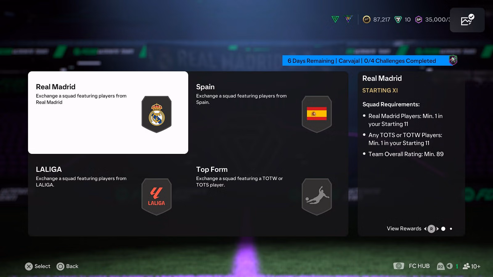 EA FC 25 Dani Carvajal Shapeshifters SBC: All tasks and cheapest solutions