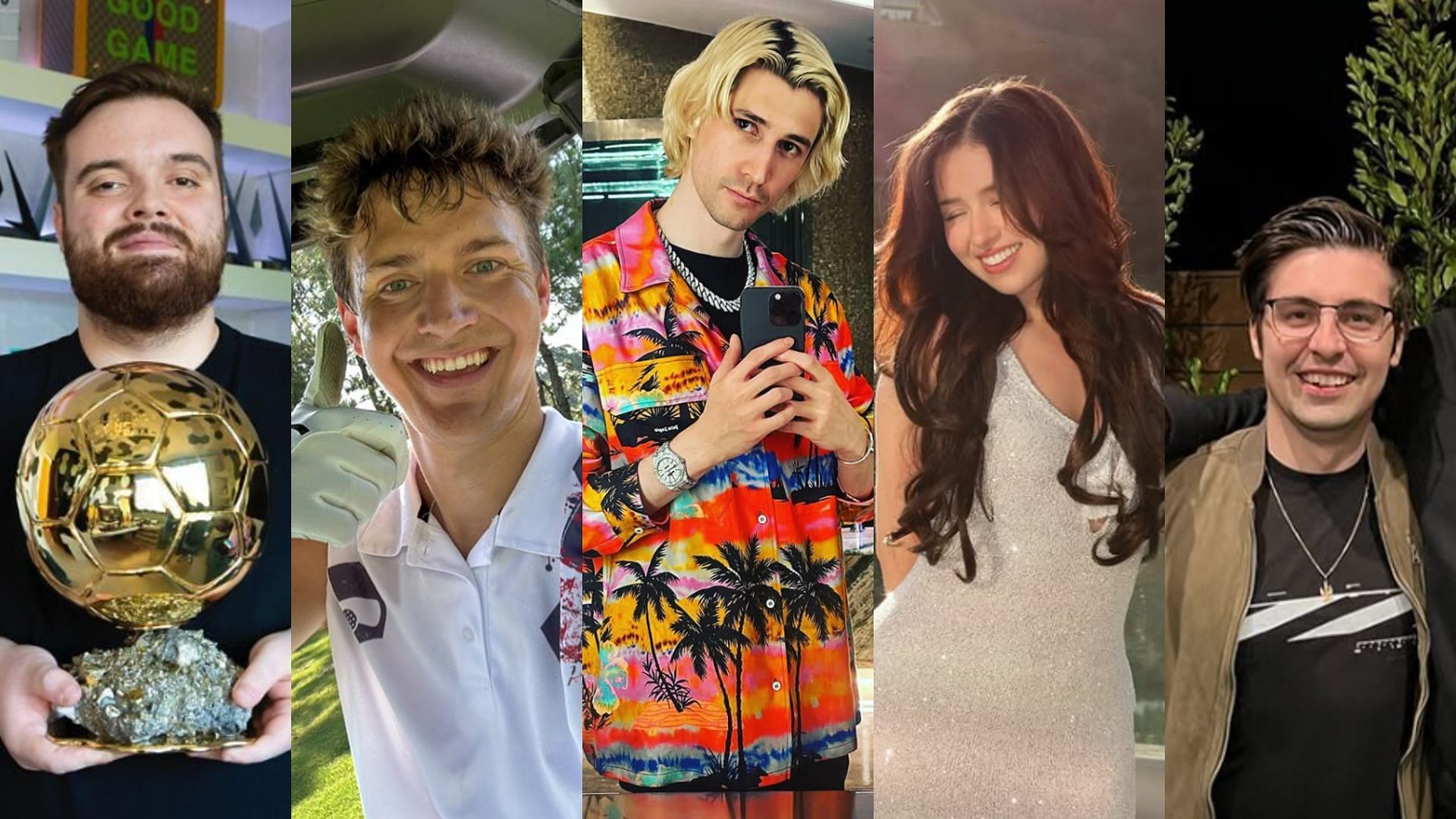 This article will look at the Esports Awards 2025 lineup (Images via @ibaillanos, @ninja, @xqcow1, @pokimanelol, @shroud/Instagram)
